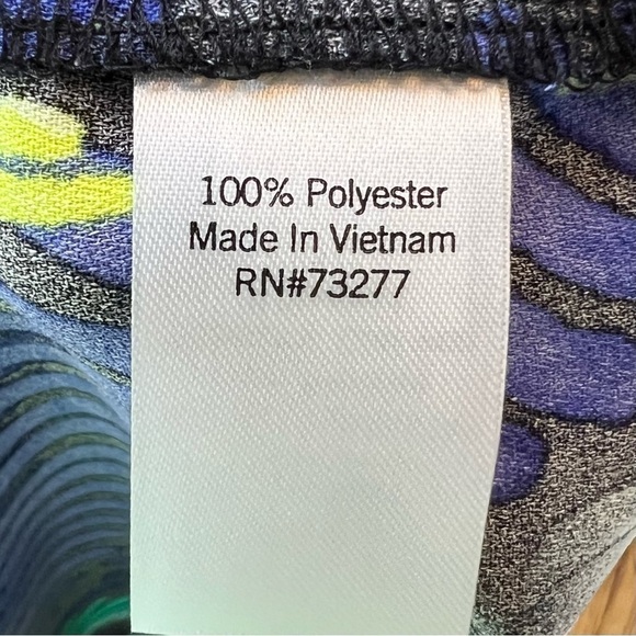 Apt 9 Size 12 Bright Neon Lightweight Sleeveless Button Front Shirt Dress Midi - Picture 6 of 7